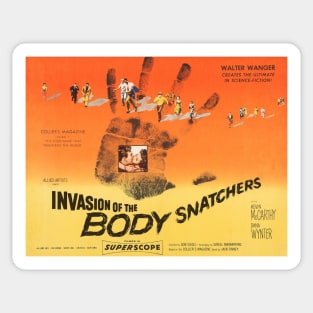 Invasion of the Body Snatchers Movie Poster Sticker